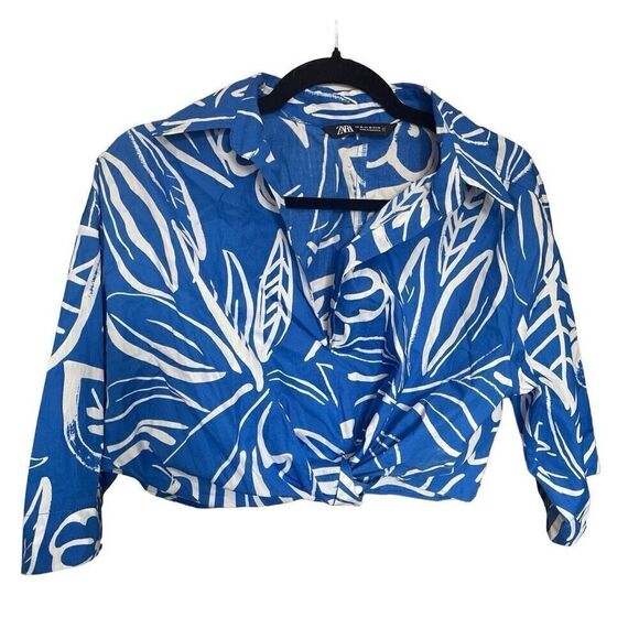 Zara knotted crop top size xs - Picture 1 of 4